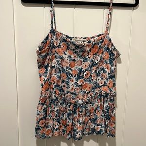 Current Elliot cropped floral top